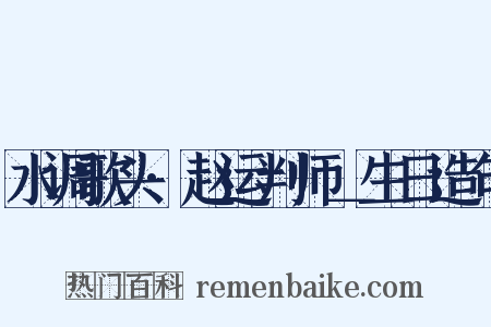 水调歌头·赵运判师＿生日造句是什么意思的图片